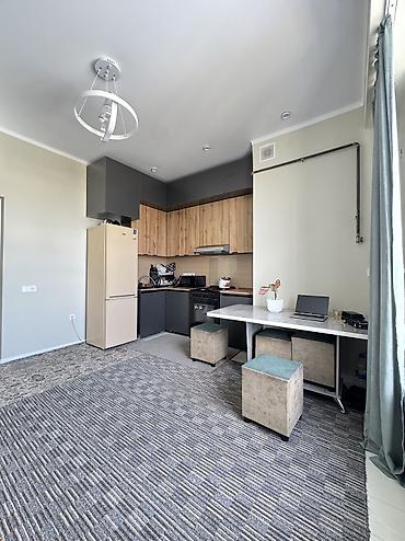 Продажа квартир: 1 комната, 41 м², Пишпек Элитка, 13 этаж, Дизайнерский ремонт — 4