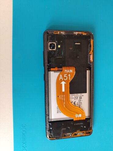 samsung galaxy a10 ucuz: Samsung Galaxy A51, 128 ГБ, цвет - Голубой, Отпечаток пальца, Face ID