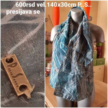 Šalovi: Set modernih ženskih ešarpi/šalova – različiti modeli i dimenzije: - — 1