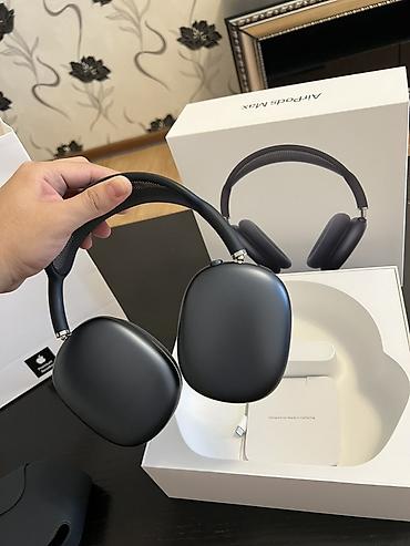 Qulaqcıqlar: Apple Airpods Max Midnight. Tecili satilir. Ideal veziyyetdedir — 3