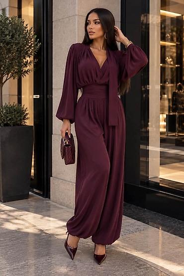 boho ogrlice: 10. - New burgundy set - Gornji deo ima prišivene naramenice | šal — 2