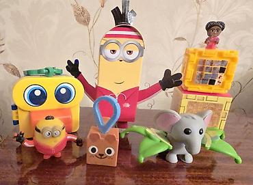 inkişaf etdirici oyuncaqlar: Mcdonalds fərqli seriyalardan(lego movie, minion, Minecraftmovie — 1