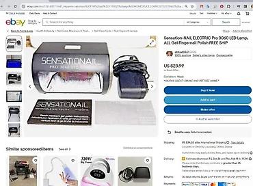 UV i LED lampe za nokte: SENSATIONAIL PRO 3060 LED lampa za nokte - Tip: LED lampa/UV LED — 5