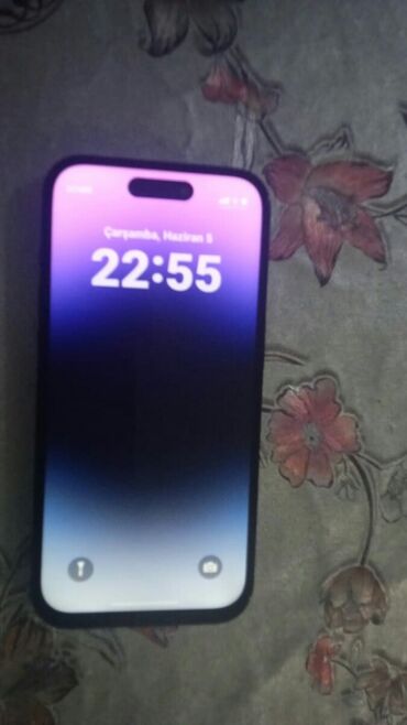 ikinci əl iphone 14 pro max: IPhone 14 Pro, 256 GB, Deep Purple