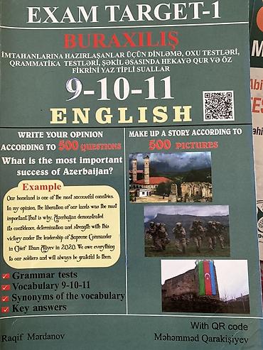 dil: EXAM TARGET-1 – İngilis dili hazırlıq kitabı (9-10-11) Məzmuna dair — 1