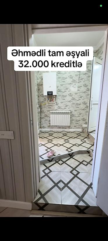 ev alqi satqisi kirayesi: Ev kiredidle satilir ilkin odenis 32000min ayda 600m — 9