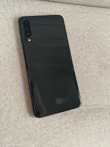 купить samsung z fold 3: Samsung Galaxy A7 2018, Б/у, 64 ГБ, цвет - Синий, 2 SIM