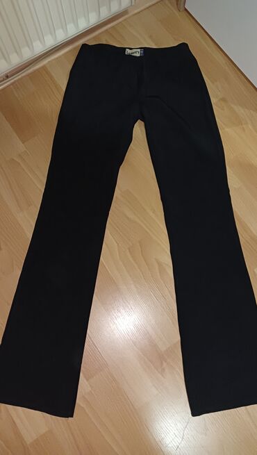 zenske pantalone od lana: S (EU 36), Normalan struk, Zvoncare