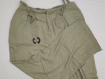 cropp cargo: Material trousers for women, size L