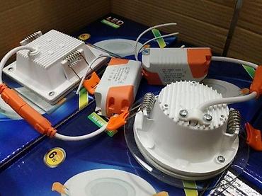 Rasveta: Led lamp ZONSKO Dimabilna multikolor ugradna 6w daljinskim. Visoko — 7
