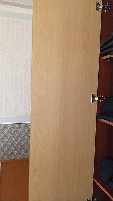 Mebel: İşlənmiş, 4 qapılı, Güzgülü, Qəhvəyi, Taxta, Açılan, Düz dolab — 5