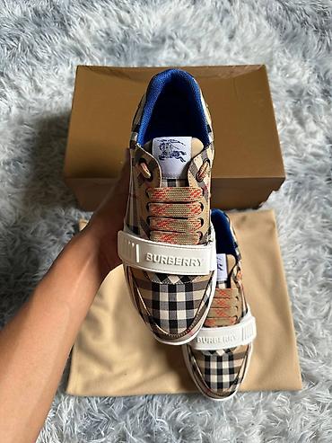 кеды gucci: Мужские кроссовки, 39, Burberry, Новый, цвет - Бежевый, Платная доставка — 1