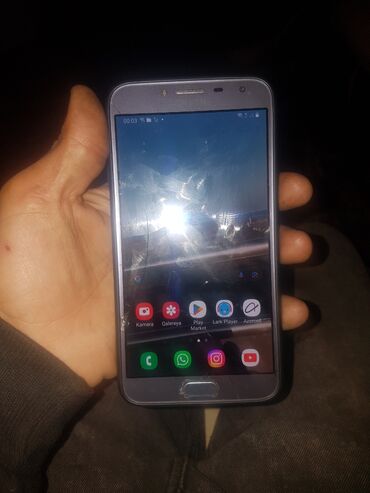 samsung 50 azn: Samsung Galaxy J4 2018, 16 GB, rəng - Gümüşü, İki sim kartlı, Face ID, Sensor