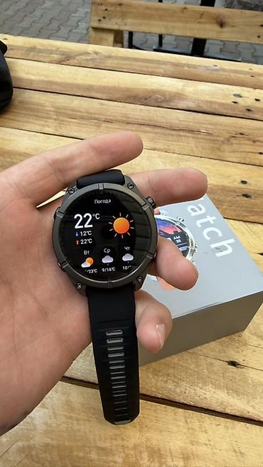 Другие смарт-часы: Смарт‑часы HD300, 47 мм - Дисплей: AMOLED, яркий и контрастный - — 5