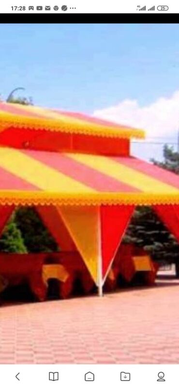 мебель расрочку: Тент Бишкек навесы.шатры.купол.установка любой сложности тента брезент