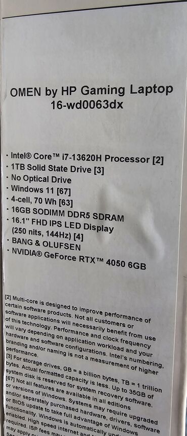 ноутбук rtx 3060: Ноутбук, HP, 16 ГБ ОЗУ, Intel Core i7, 16 ", Новый, Для работы, учебы, память SSD