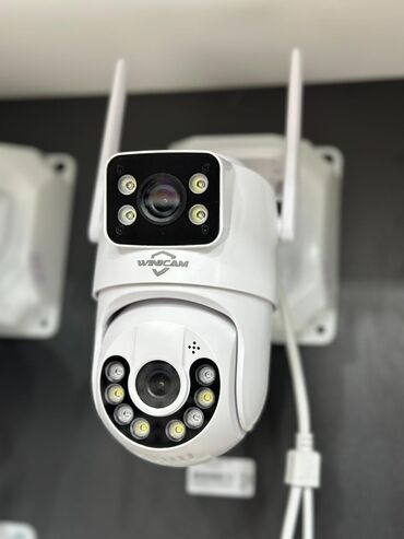Simsiz Wifi ptz 2 kamera 360° 8mp/4K Çöl səraiti ücün matorlu 2