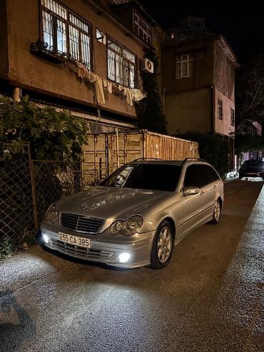 r16 mersedes: Mercedes-Benz C-Class (S203) universal kuzov, gümüşü rəng. Mühərrik — 2