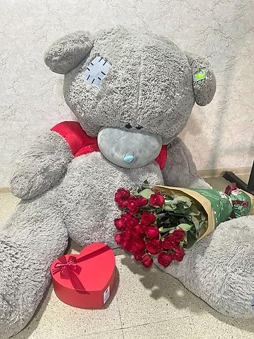Yumşaq oyuncaqlar: 2 Metr Teddy miska 🧸Sevdiyini hiss etdir 14 Fevrala ən gözəl və — 1
