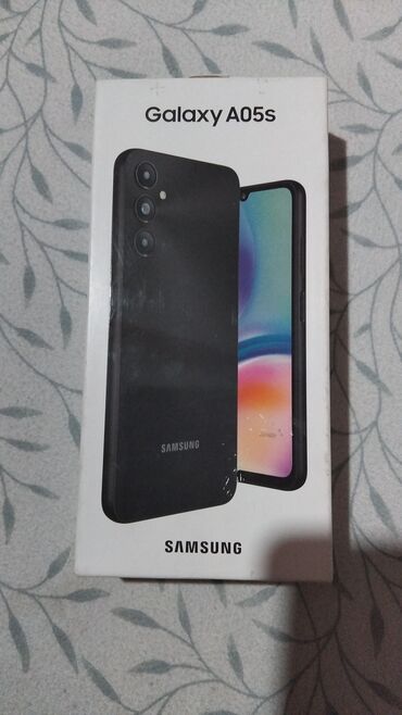 Samsung: Samsung Galaxy A05s, 64 GB, rəng - Qara, Sensor, Barmaq izi, İki sim kartlı