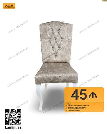 Mebel: Stul – La Mini - Oturacaq ölçüsü: 40x45 sm - Minimum sifariş sayı: 4 — 1