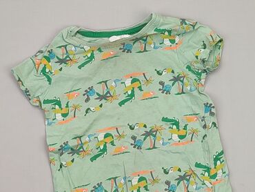 zielona koszulka dla dziewczynki: Koszulka, 1.5-2 lat, 86-92 cm, stan - Dobry