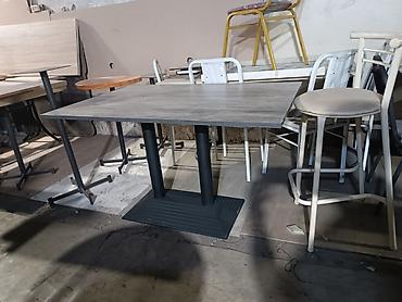 kafe mebel: Düz masa, Açılmayan, Teksturalı laminat — 2