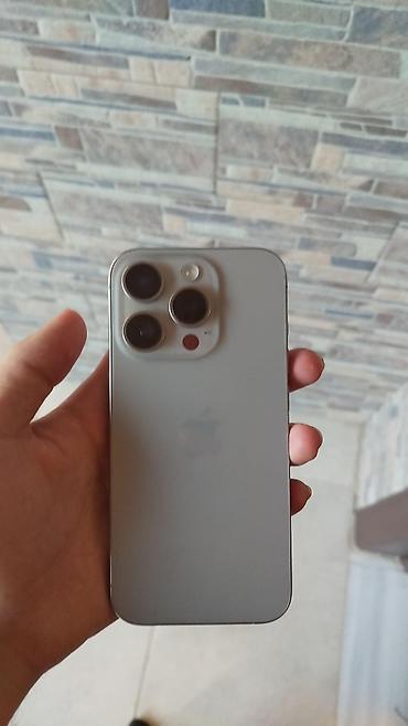 12 iphone: IPhone 15 Pro, 256 GB, Natural Titanium, Simsiz şarj, Face ID — 1