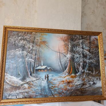 Şəkillər, tablolar: Əl işi yağlı boya tablolar toplusu - Mövzular: - Təbiət mənzərəsi — 8