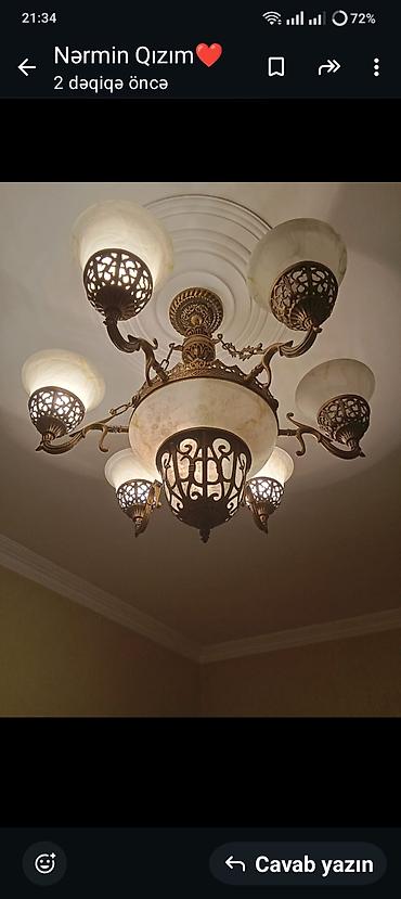 bursa home tekstil: Çılçıraq, 7 lampa, Metal — 1