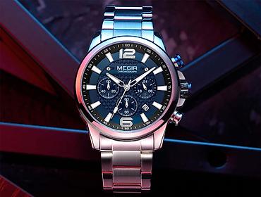 Ručni satovi: Nov ručni sat od nerdjajućeg čelika. Ima funkcionalne hronografe — 5