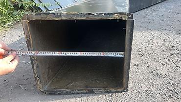 Другие детали вентиляции, охлаждения и отопления: Воздуховоды прямоугольные металлические (черные) - Материал: сталь — 16