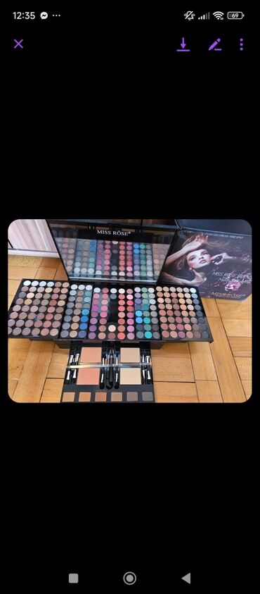 Šminka: Sminka Kofer sa sminkom Paleta sminke Set sminke 194 boje — 2