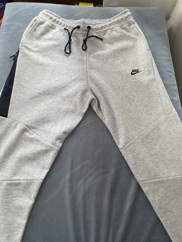 мужские брюки nike: Брюки XL (EU 42), цвет - Серый
