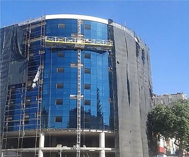 Qaldırıcı kranlar: Fasad qaldırıcı kran (lebyotka-lulka) yük lifti Yumşaq qalxma və — 1