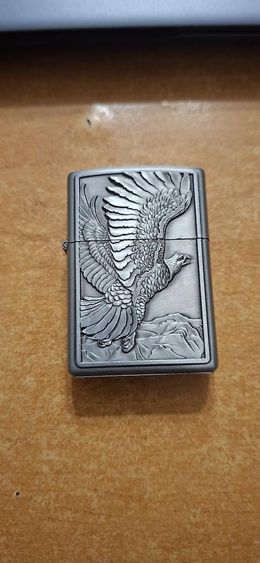 brilok: Metal qutu alovlandırıcısı – relyef qartal dizaynlı - Korpus — 1
