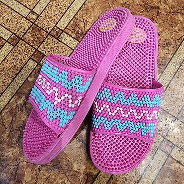 foot patch: Сланцы-вьетнамки 37р. Почти новые. 1) Серые мягкие массажные сланцы - — 3