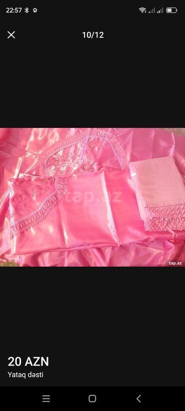 Örtüklər: Yataq üçün Yeni rəng - Çəhrayı Yataq örtüyü, Pulsuz çatdırılma — 2