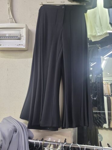 Qadın şalvarları: Qadın şalvari - Model: Qeniş kəsimli, ətək effektli şalvar (palazzo — 2