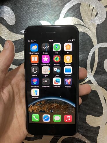 iphone se 2020 qiyməti: IPhone SE 2022, 64 GB, Midnight, Barmaq izi, Simsiz şarj