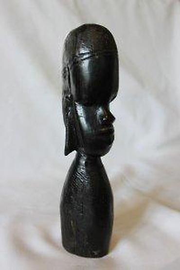 Figure: MASIVNA STARA DRVENA ŽENSKA AFRIČKA FIGURA, RETKO | Veoma lepa stara — 16