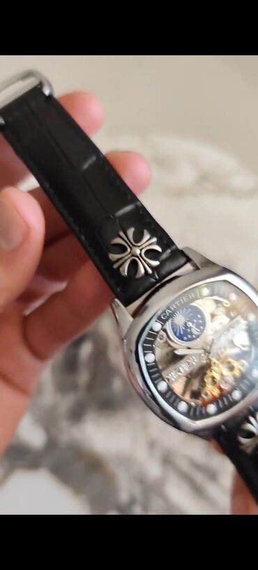 Qol saatları: Yeni, Qol saatı, Cartier, rəng - Gümüşü — 4