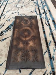 Маски, очки: Taxta nərd dəsti - Material: bərk taxta, üstü əl oyma ornamentlərlə