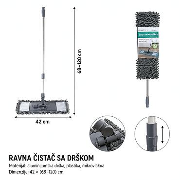 KMT Šipka od nerđajućeg čelika šenil siva 3280239 - Vrsta: ravni