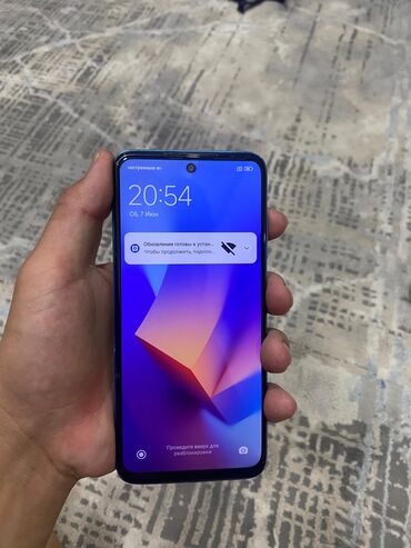сотка алам: Redmi, Redmi 10, Колдонулган, 128 ГБ, түсү - Көгүлтүр, 1 SIM, 2 SIM