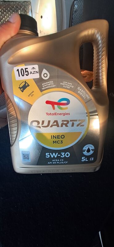 qarışqa yağı: TotalEnergies QUARTZ INEO MC3 5W-30 mühərrik yağı benzin və dizel