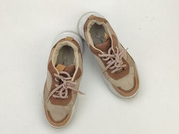 spódnice z imitacji skóry brązowa: Sneakers for women, 42, condition - Fair