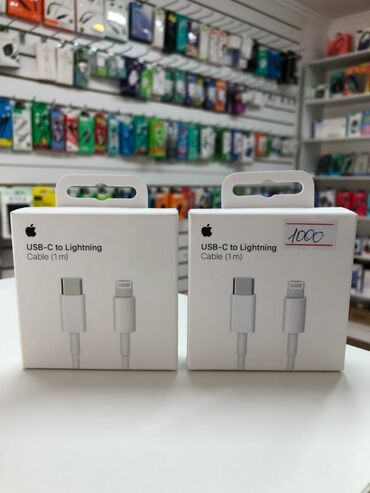 Зарядные устройства: USB-C to Lightning 
cable (1m) оригинал