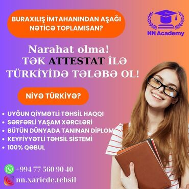 kosmetoloq kursları qiymeti: Türkiyə universitetlərinə rəsmi qəbul mərkəzi olaraq, sizlərə