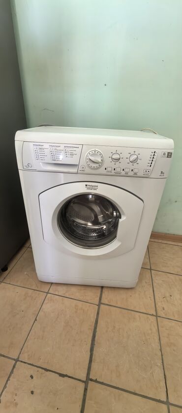запчасти для стиральных машин: Стиральная машина Hotpoint Ariston, Б/у, Автоматические, До 5 кг, Компактная